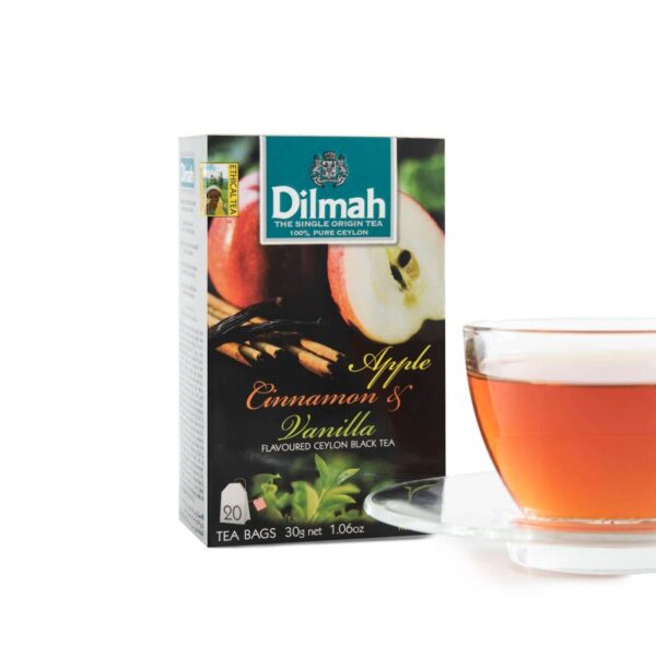 Dilmah Apple-Cinnamon-and-Vanilla-flavored ceylon tea
