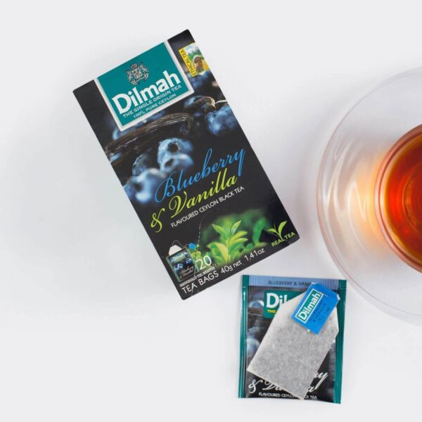 Dilmah Blueberry-and-Vanilla flavored Ceylon black tea