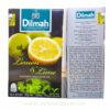 Dilmah Lemon And Lime Flavoured Tea | Ceylon Tea Brew