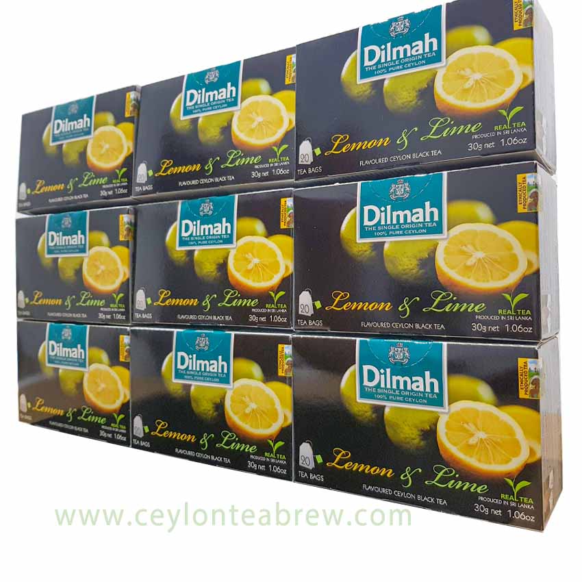Dilmah Ceylon tea with natural Lime and Lemon flavor