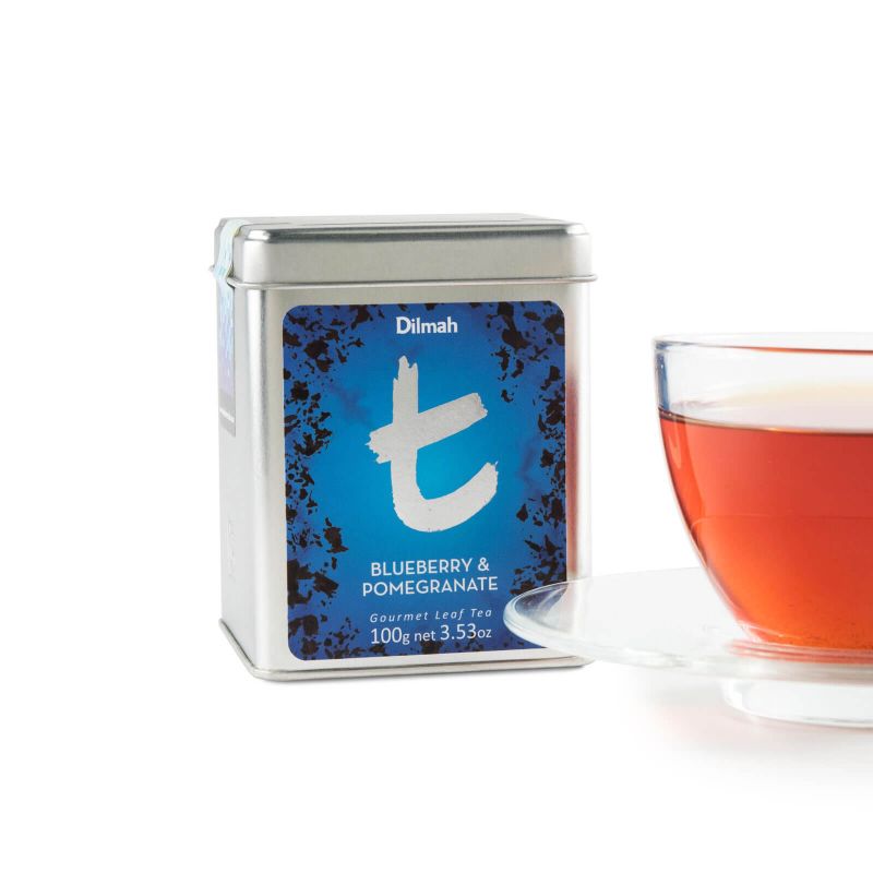Dilmah Ceylon blueberry and pomegranate leaf gourmet tea 100g
