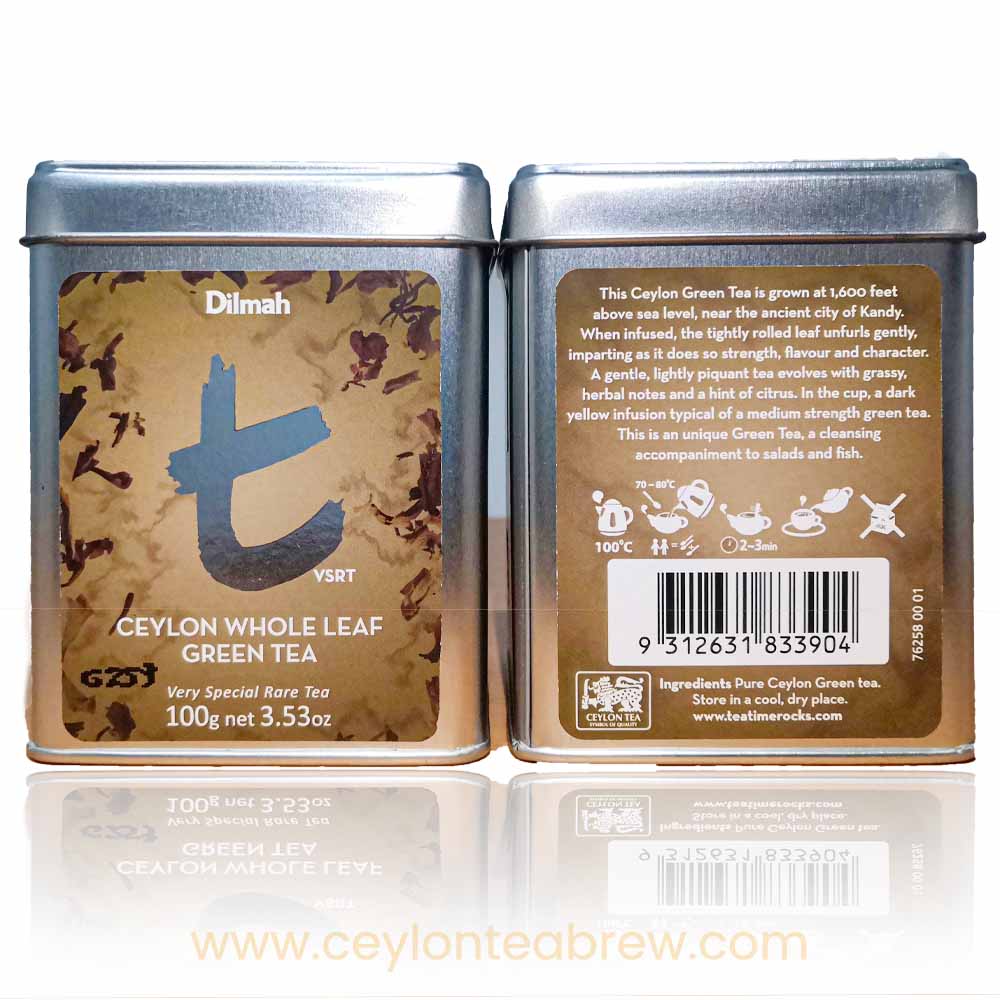 Dilmah Ceylon ceylon whole leaf green tea 100g