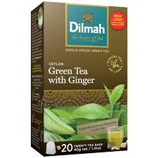Dilmah Ceylon green tea with Natural Ginger