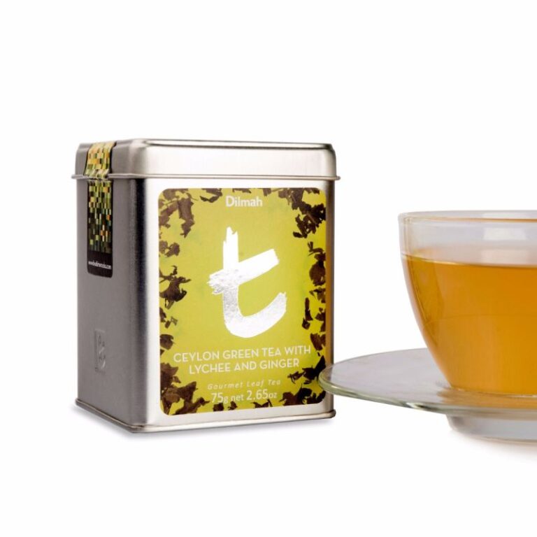 Dilmah Moroccan Mint Green Leaf Ceylon Tea Ceylon Tea Brew