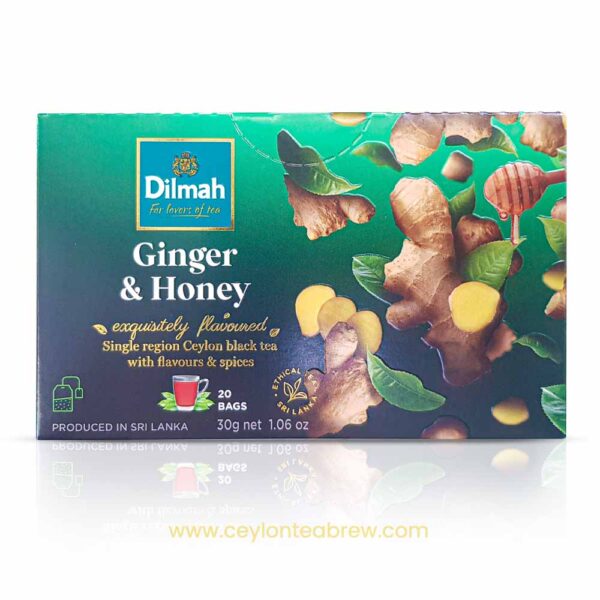 Dilmah Ceylon tea with natural Ginger and Honey flavor