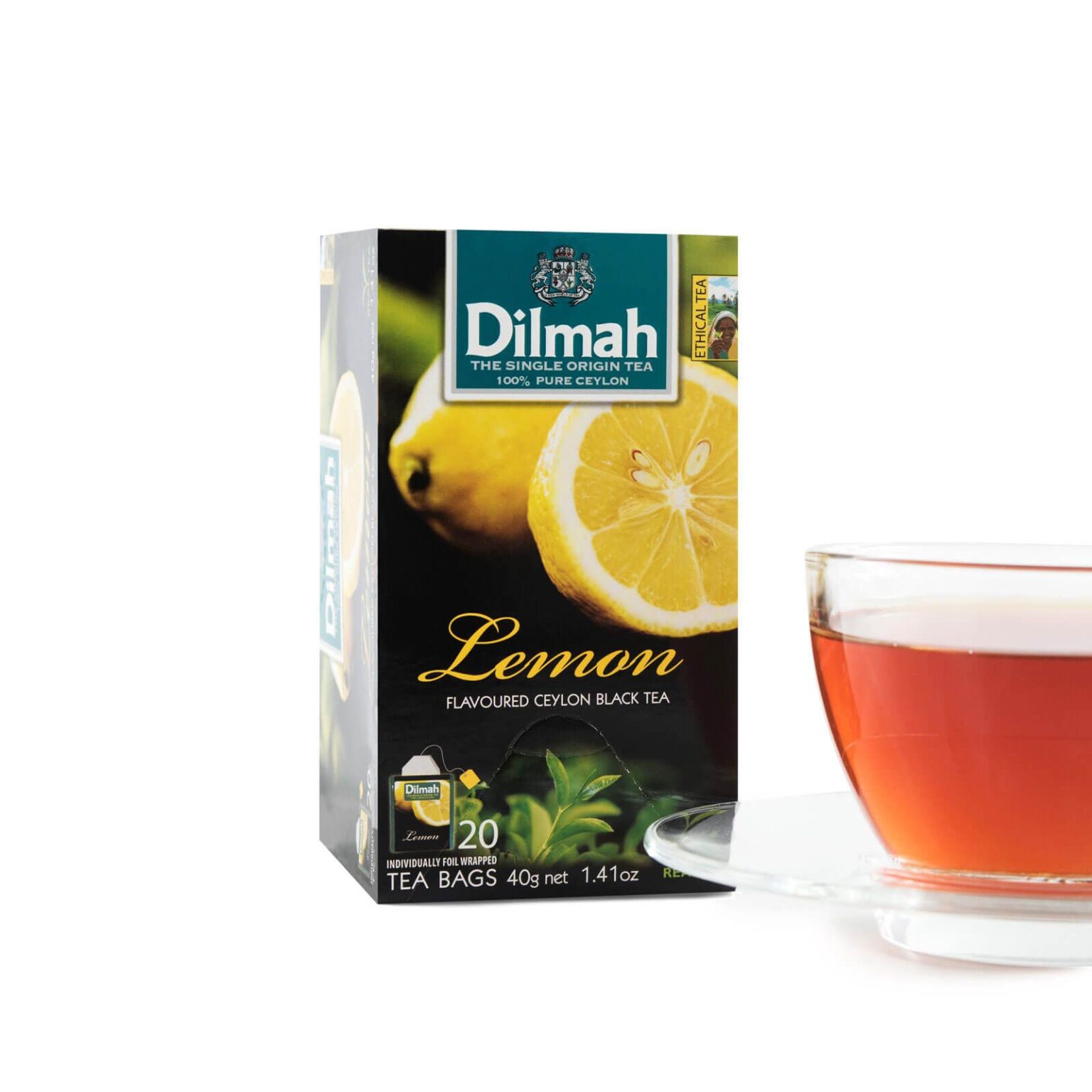 Dilmah Lemon Flavoured Ceylon Tea | Ceylon Tea Brew