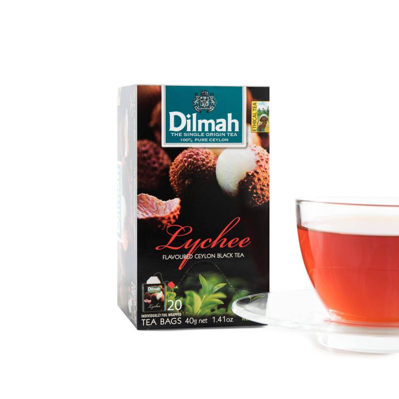 Dilmah Lychee flavored ceylon black tea