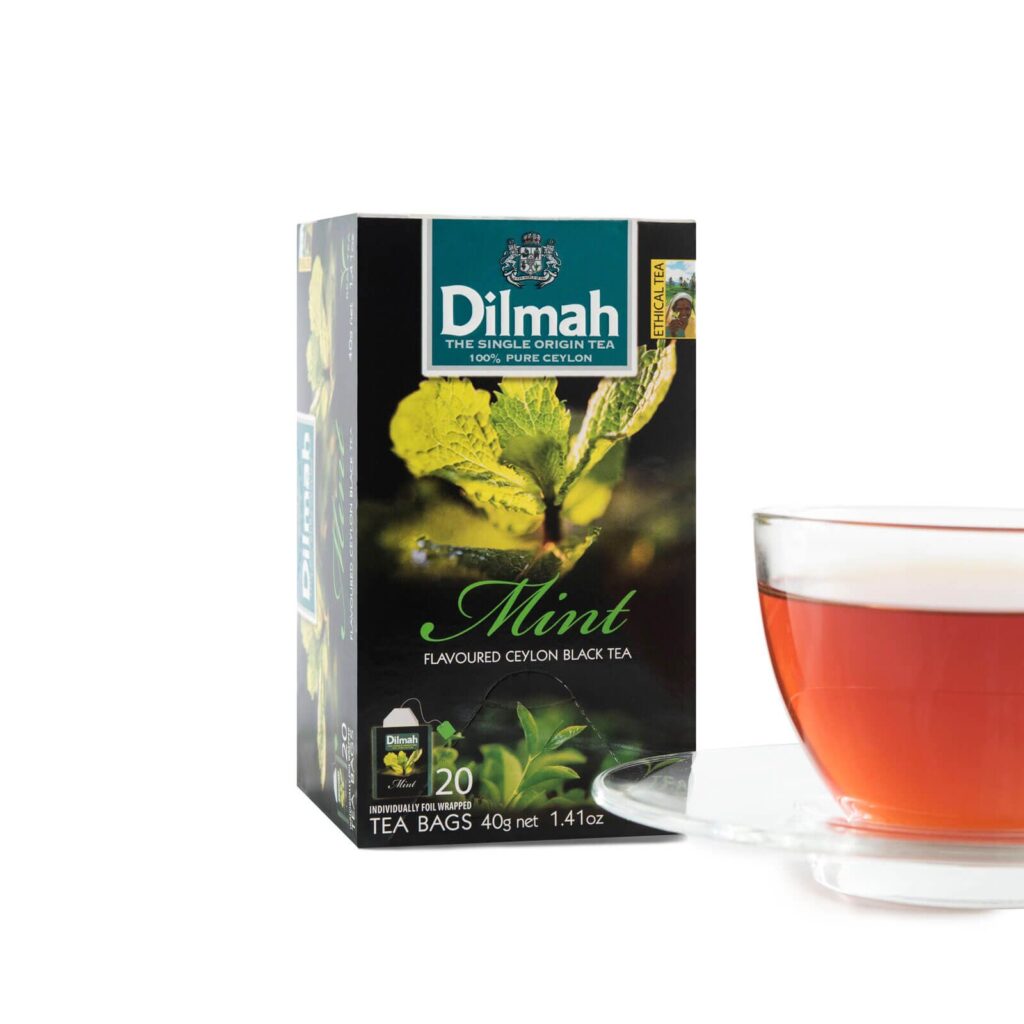 Dilmah Mint Flavoured Ceylon Tea | Ceylon Tea Brew
