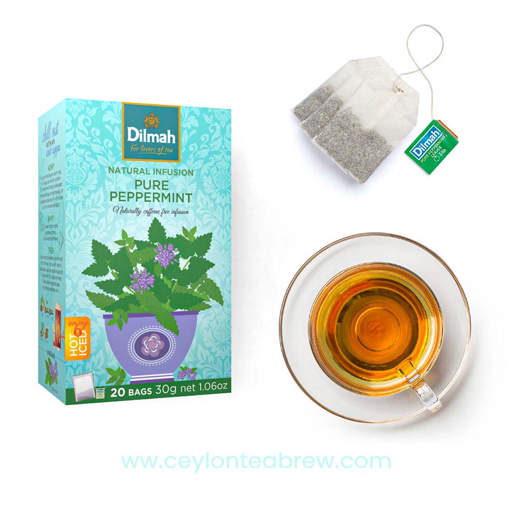 Dilmah Natural infusion pure peppermint tea bags