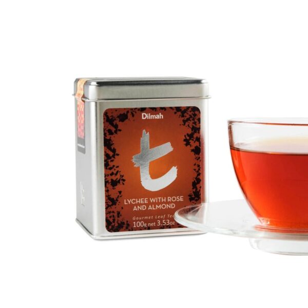 Dilmah ceylon Lychee with Rose and Almond leaf tea 100g