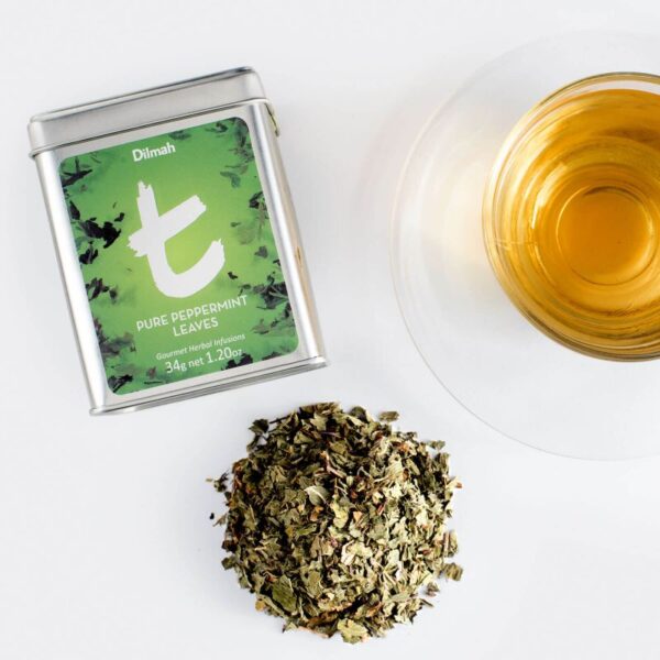 Dilmah ceylon Pure Peppermint Leaves gourmet herbal tea 34g