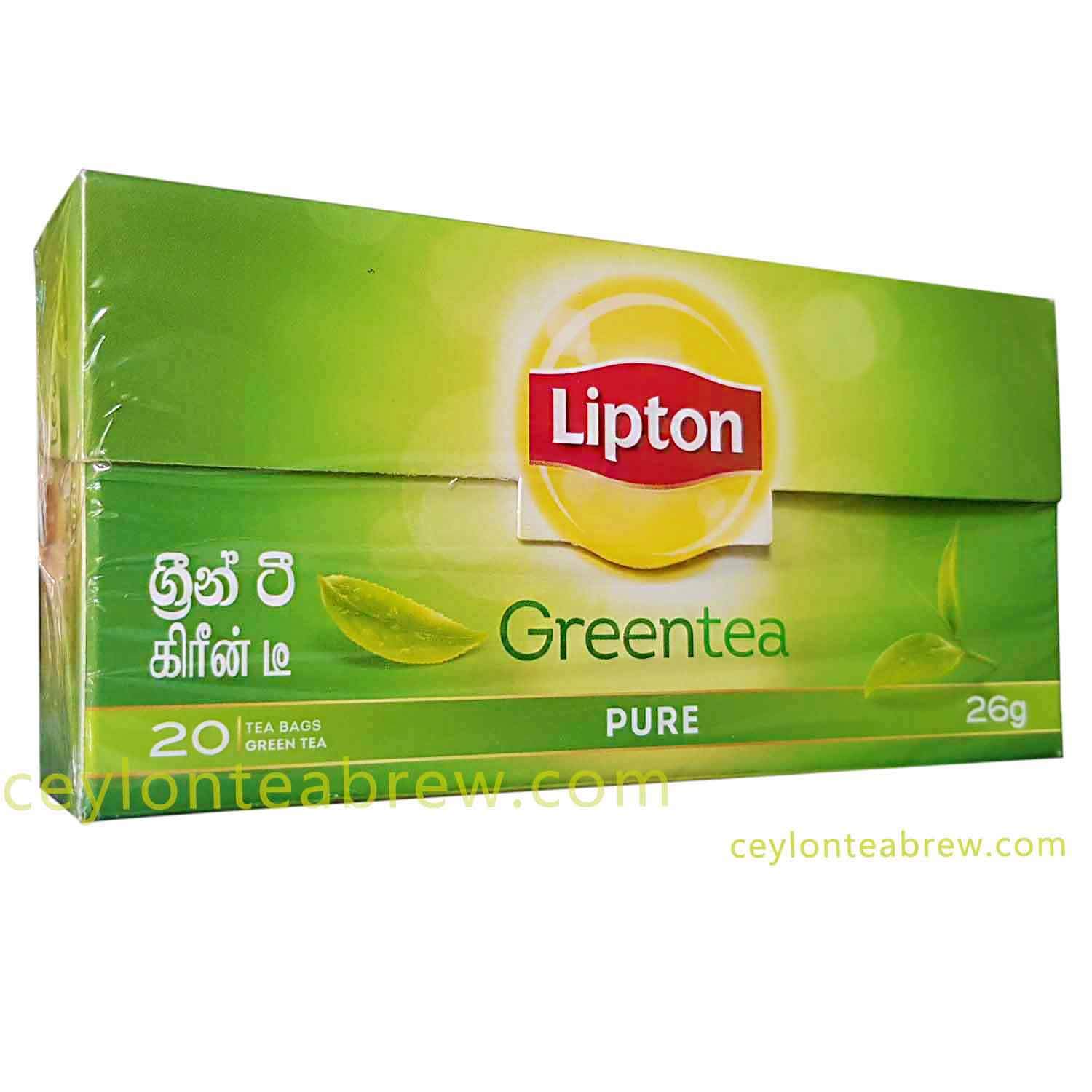 Lipton ceylon pure green tea bags