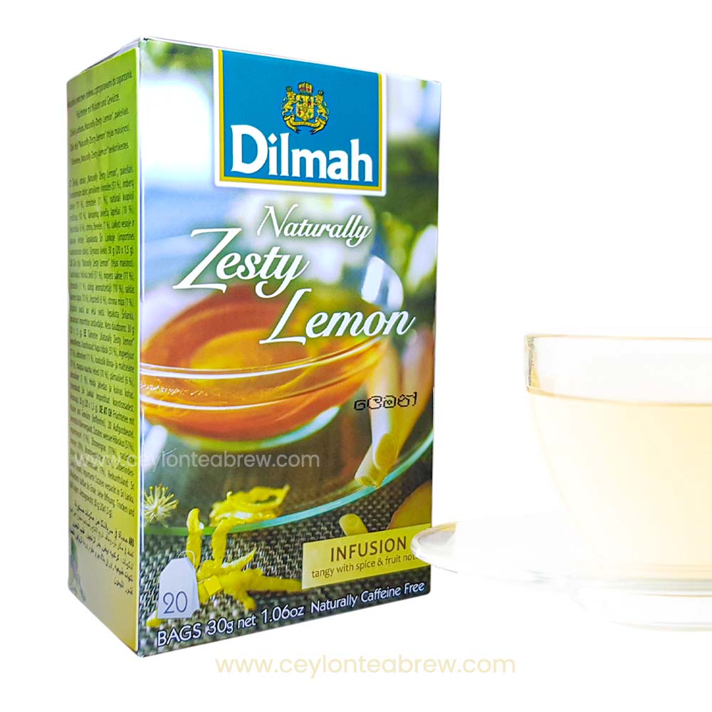 Naturally Zesty Lemon infusion tea bags