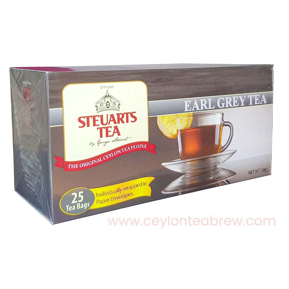 Steuarts Ceylon pure earl grey tea bags