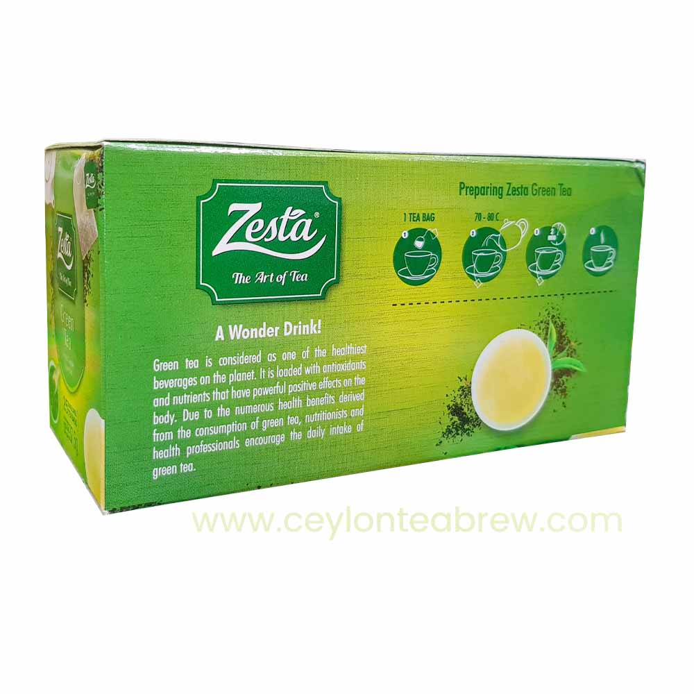 Zesta Ceylon pure green tea bags