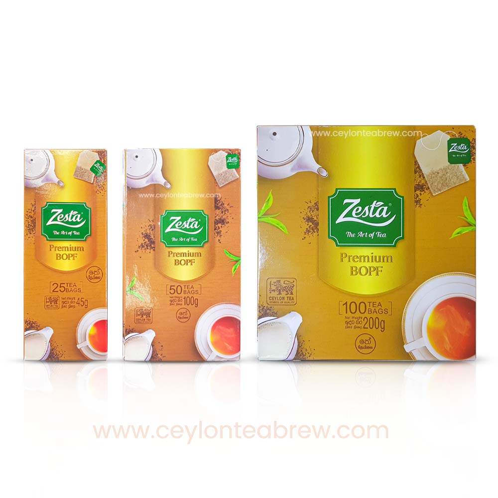 Zesta Ceylon black premium BOPF 100 tea bags