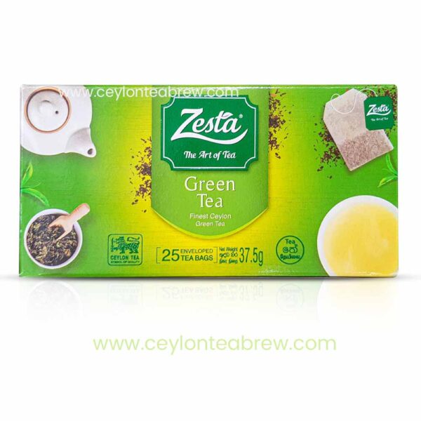 Zesta Ceylon pure green tea bags antioxidant 2