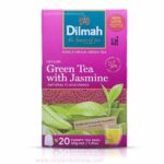 dilmah Green tea bags with Jasmine flavor