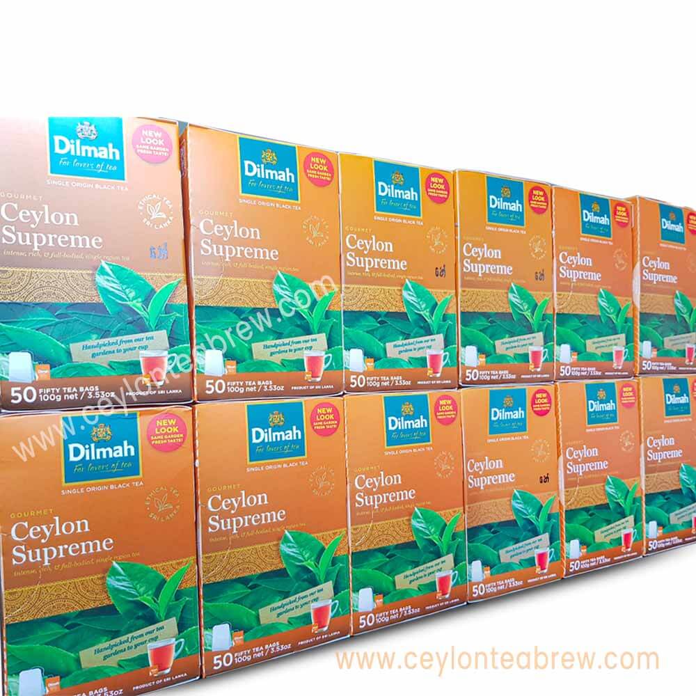dilmah ceylon black tea supreme tea 50 bags