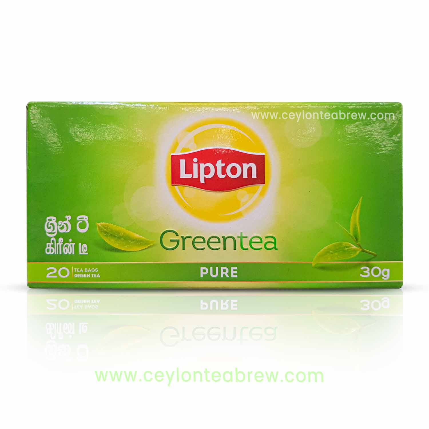 Lipton Green Tea Pure and Light Tea Bags, 20g