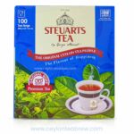 steuart Ceylon Pure black 100 tea bags BOP