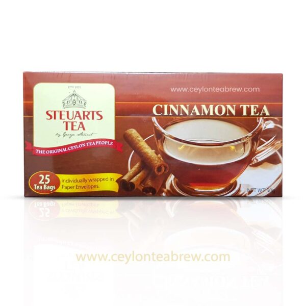steuarts ceylon black tea with natural Cinnamon tea bags 1