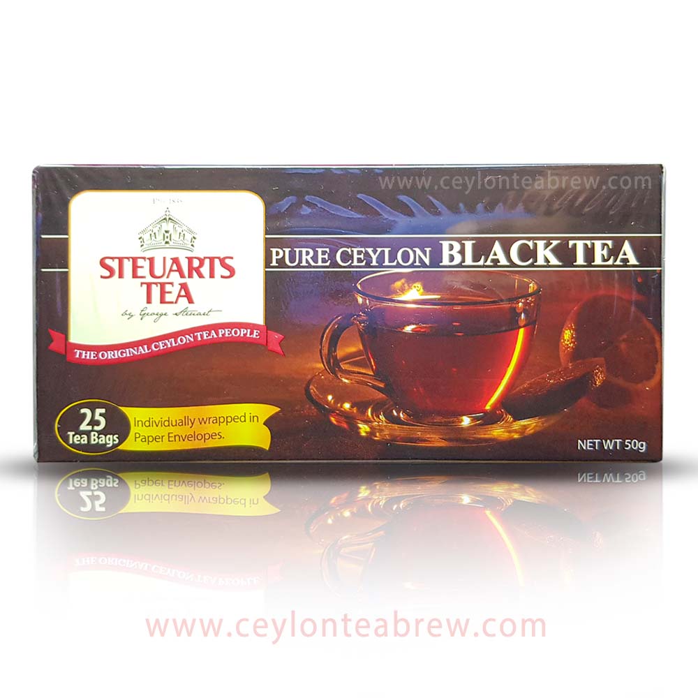 steuarts ceylon pure black tea bags