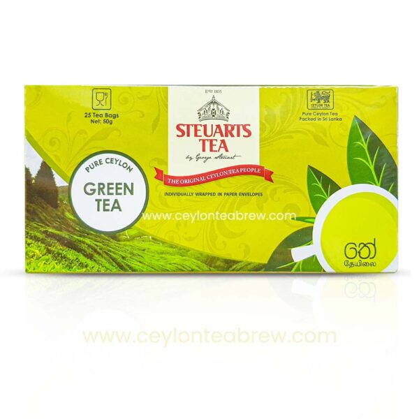 steuarts ceylon pure green tea bags