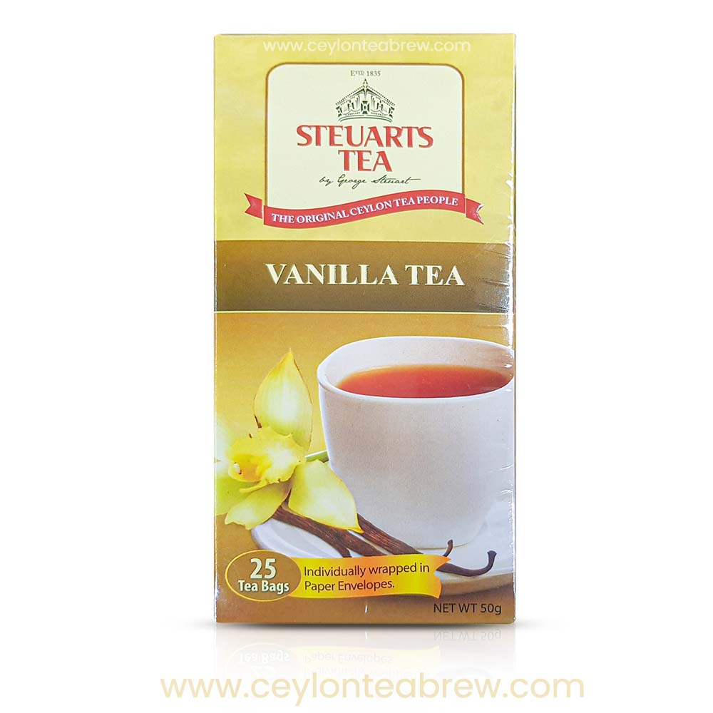 steuarts ceylon vanilla flavored black tea