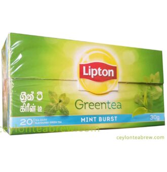 Lipton Ceylon Pure Green Tea with Mint Burst