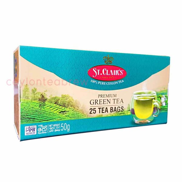 St clair's premium ceylon Green tea bags