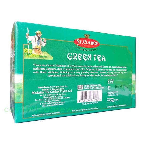 St clair's pure ceylon Green tea