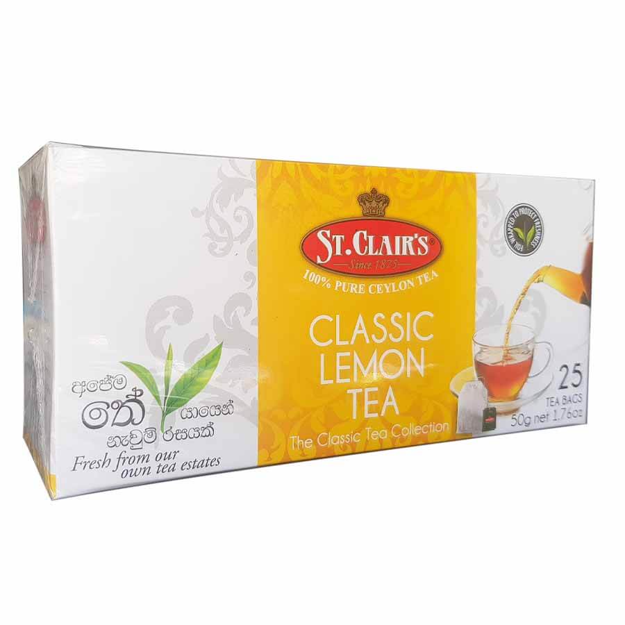 St. Clairs Classic Lemon pure ceylon tea 50g