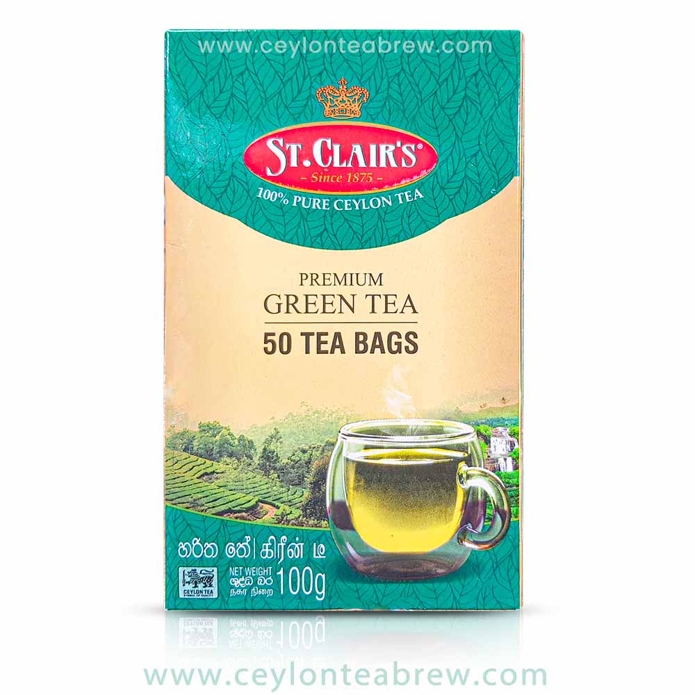 St. clair's ceylon pure premium green tea bags