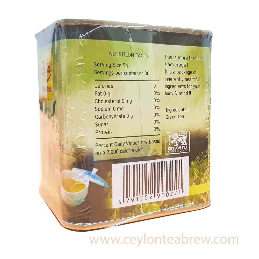 Zesta Pure Ceylon Green tea gun Powder anti