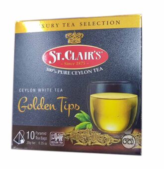 st. clair's pure ceylon Golden Tips White tea bags
