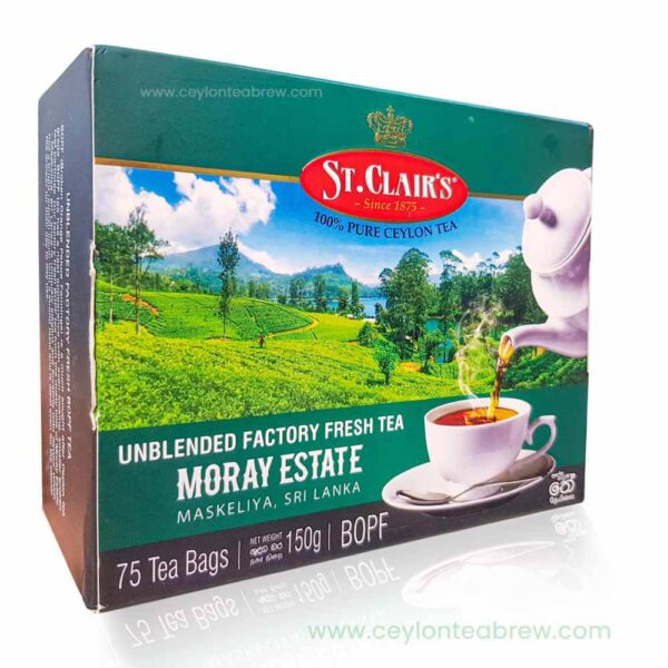 St Clair's BOPF Unblended fresh black tea bags from Mooray estate