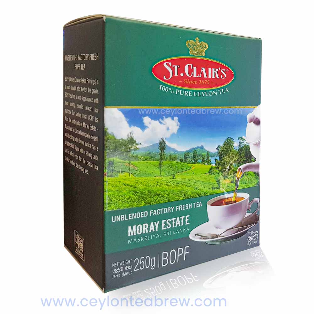 St Clair's BOPF Unblended fresh black tea bags from Mooray estate 2