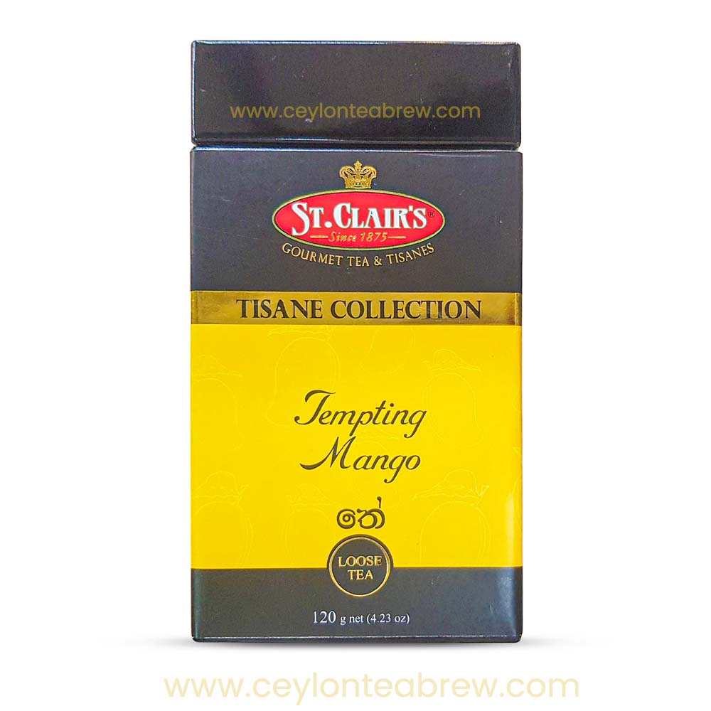 St clair's Ceylon black leaf tea with natural mango extracts
