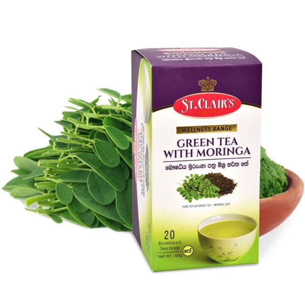St. Clair ceylon green tea with moringa