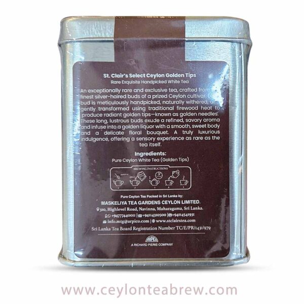 St.Clair's Excelsior Ceylon Golden tips finest white tea 2