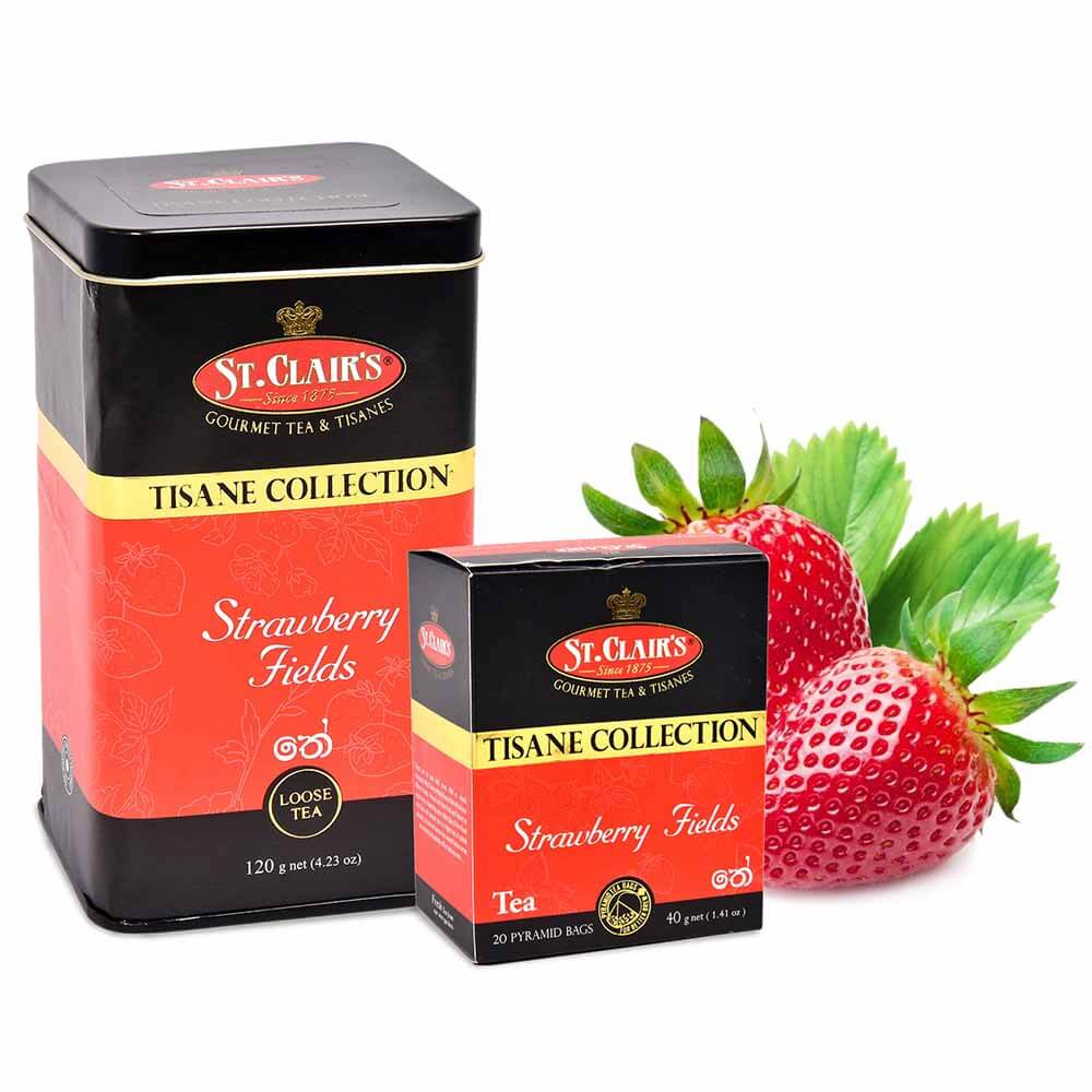 St.Clair's Tisane Strawberry Fields Ceylon Tea