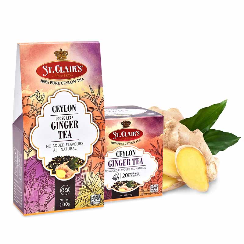 St.Clair's Ceylon tea with natural ginger