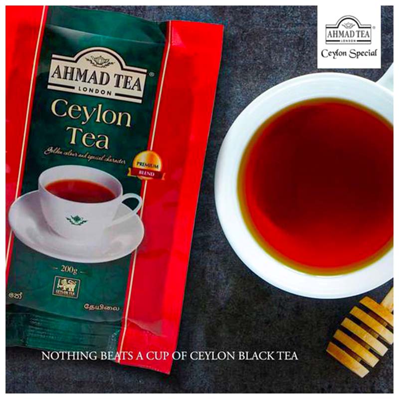 Ahmed tea London Ceylon pure black leaf tea