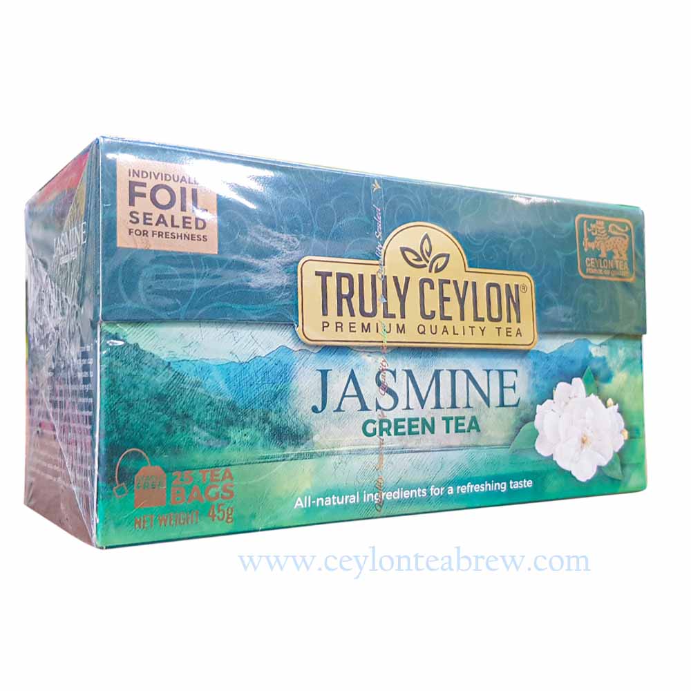 Truly Ceylon Jasmine green tea bags