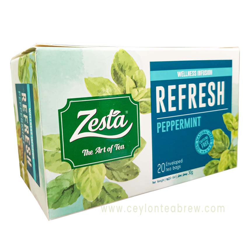 Zesta Ceylon tea Refresh Peppermint tea