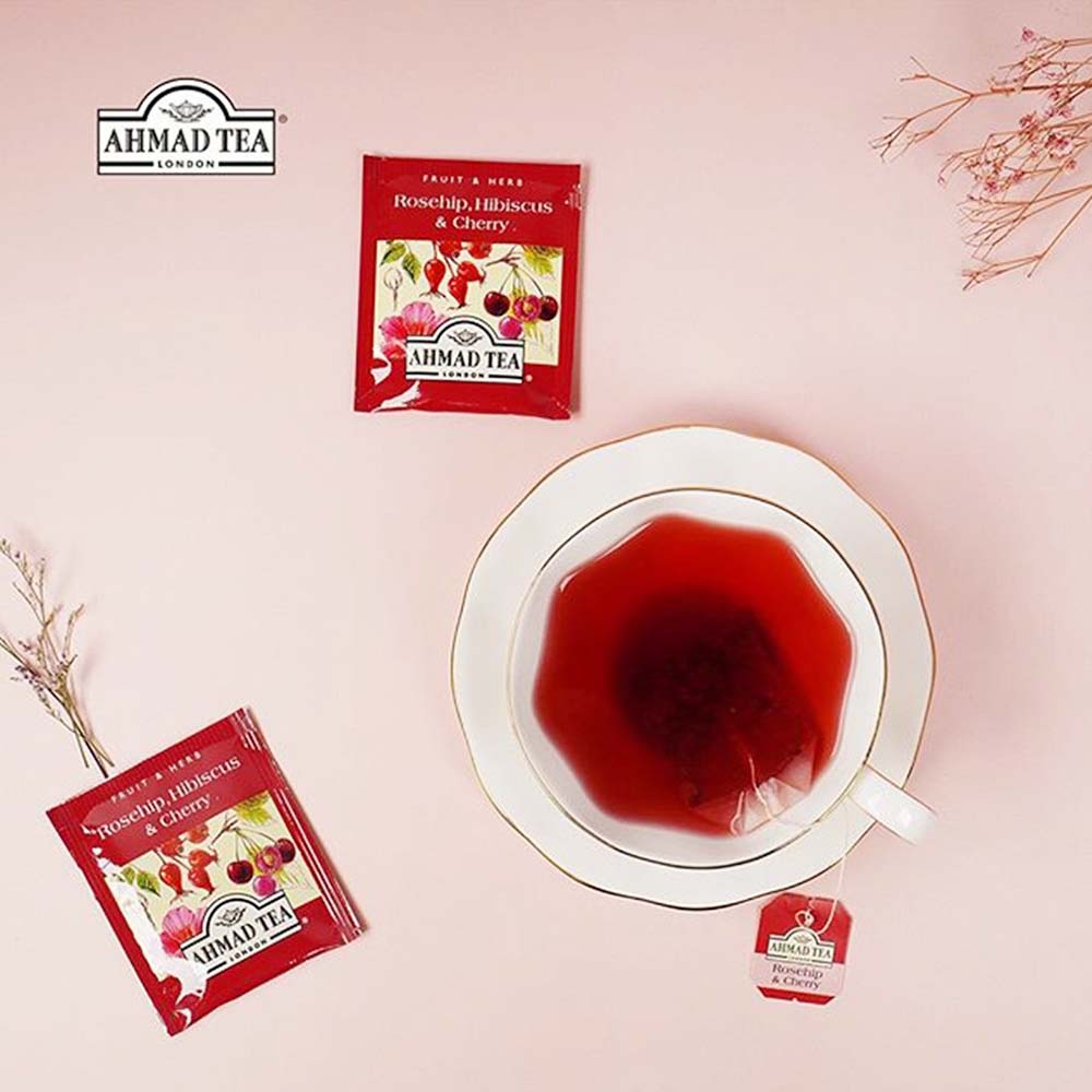 Ahmed Tea London Rosehip, Hibiscus and cheery tea
