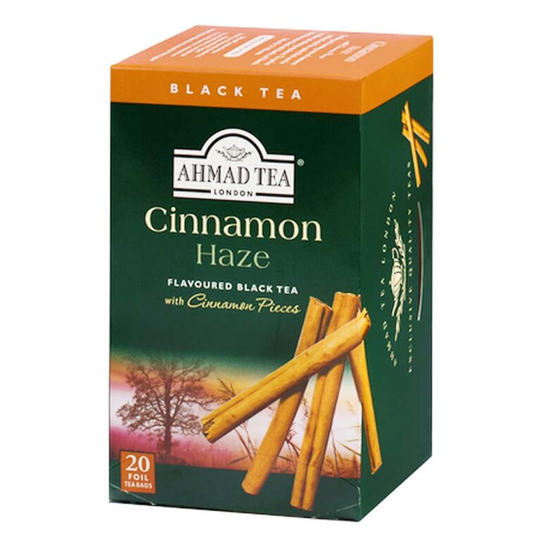 Ahmed Tea London Cinnamon Haze Flavored Black Tea Bags | Ceylon Tea Brew