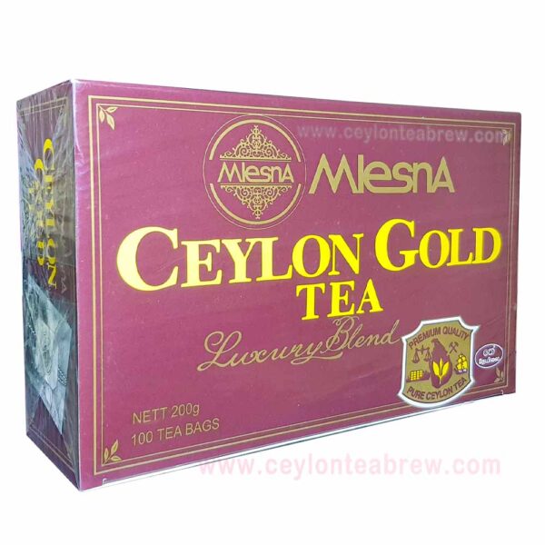 Mlesna Ceylon gold tea luxury blend tea 100 bags