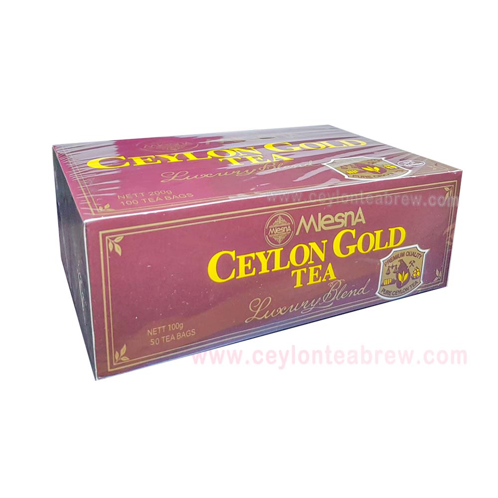 Mlesna Ceylon gold tea luxury blend tea 50 bags